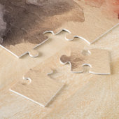 Halloween Akita mit Pumpkins Beängstigend Puzzle (Seite)