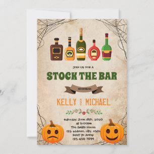 Halloween-Aktion Die Bar-Themen-Einladung Einladung