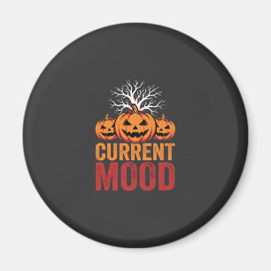 Halloween aktuelles Stimmung Kürbis Baum Design Magnet