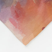 Halloween Alaskan Malamute mit Pumpkins Beängstige Fleecedecke (Ecke)