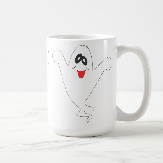Halloween Albern Ghost Kaffeetasse (Rechts)