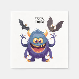 Halloween Albern Monster Serviette