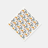 Halloween Albern Monster Serviette (Ecke)