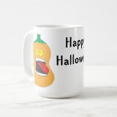 Halloween Albern Pumpkin Kaffeetasse (Vorderseite Links)