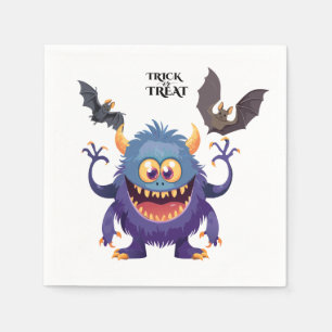 Halloween Alberner Monster Serviette