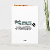 Halloween-Albtraum - Chloe - Poochon - Foto-10 Karte (Rückseite)