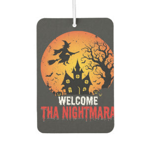Halloween-Albtraum-Hexen-Haus-Design Autolufterfrischer