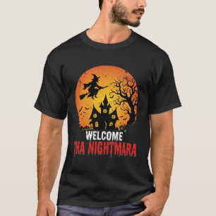 Halloween-Albtraum-Hexen-Haus-Design T-Shirt