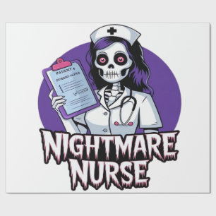 Halloween-Albtraum-Krankenschwester Classic T-Shir Geschenkpapier