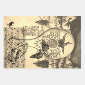 Halloween Alchemy Moth Animal Skull Geschenkpapier Set (Vorderseite 2)