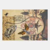 Halloween Alchemy Moth Animal Skull Geschenkpapier Set (Vorderseite)