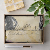 Halloween Alchemy Pink Peony Skeleton Ephemera Seidenpapier (Geschenk)