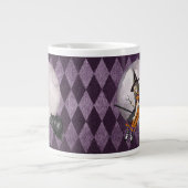 Halloween Alice im Wunderland Cheshire Cat Moon Jumbo-Tasse (Vorderseite)