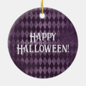 Halloween Alice im Wunderland Cheshire Cat Moon Keramik Ornament (Hinten)