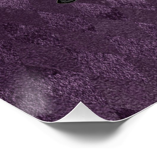 Halloween Alice im Wunderland Cheshire Cat Moon Poster (Ecke)