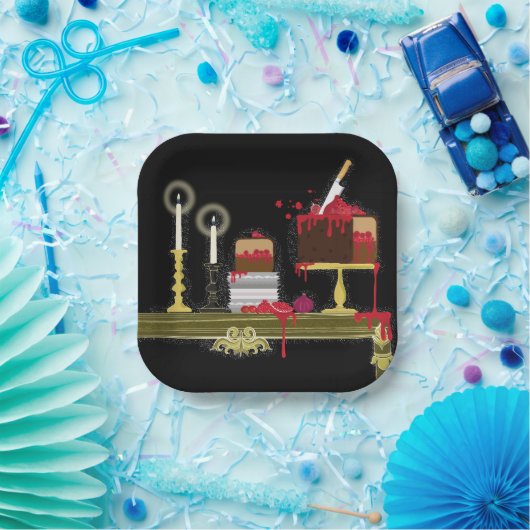 Halloween Alice im Wunderland Teezeiteller Pappteller (Party)