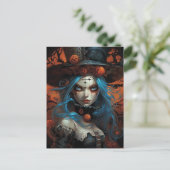 Halloween Alice Postkarte (Stehend Vorderseite)