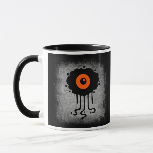 Halloween Alien Cyclops Beverage Tasse (Links)