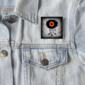 Halloween Alien Cyclops Button (Beispiel)
