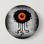 Halloween Alien Cyclops Button (Vorderseite)