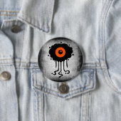 Halloween Alien Cyclops Button (Beispiel)