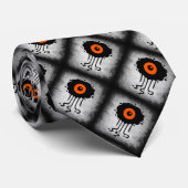 Halloween Alien Cyclops Krawatte (Gerollt)