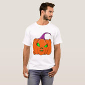 Halloween-Alien-Kürbis T-Shirt (Vorne ganz)