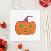 Halloween Alien Pumpkin Serviette (Beispiel)