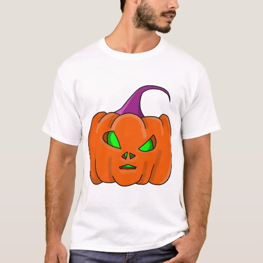 Halloween Alien Pumpkin T-Shirt (Vorderseite)