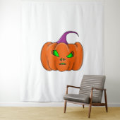 Halloween Alien Pumpkin Wandteppich (Beispiel)