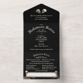 Halloween All In One Einladung (Innen Boden)