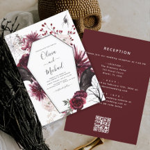 Halloween All in One QR Code Goth Wedding