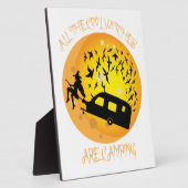 Halloween Alle Coolen Hexen sind Camping Fotoplatte (Seite)