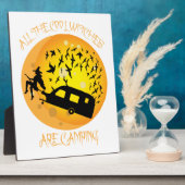 Halloween Alle Coolen Hexen sind Camping Fotoplatte (Seite)