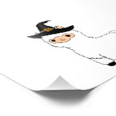 Halloween Alpaca Fotodruck (Ecke)