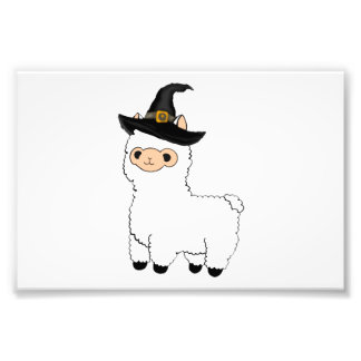 Halloween Alpaca Fotodruck