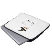 Halloween Alpaca Laptopschutzhülle (Vorne Knopf)