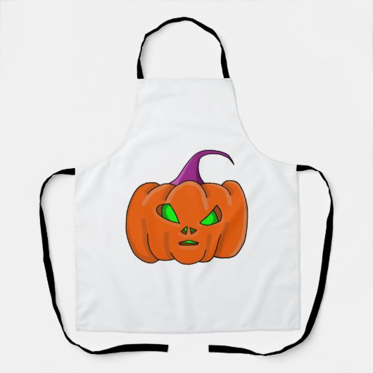 Halloween Alpaca Schürze (Vorderseite)