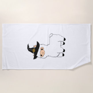 Halloween Alpaca Strandtuch