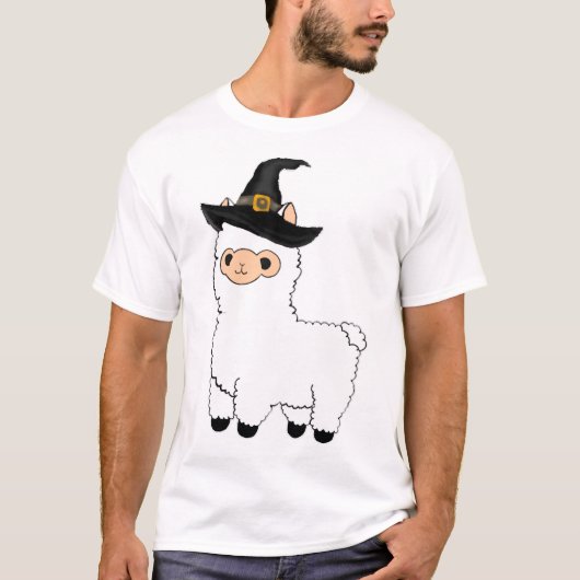 Halloween Alpaka T-Shirt (Vorderseite)