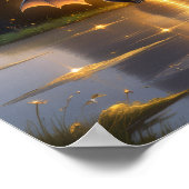 Halloween Alphabet Kids ABC Letter B Poster (Ecke)