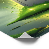 Halloween Alphabet Kids ABC Letter T Poster (Ecke)