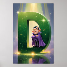Halloween Alphabet Kinder ABC Buchstabe D