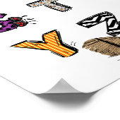 Halloween Alphabet Poster (Ecke)