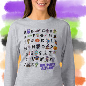 Halloween Alphabet Teacher Long Sleeve Tshirt