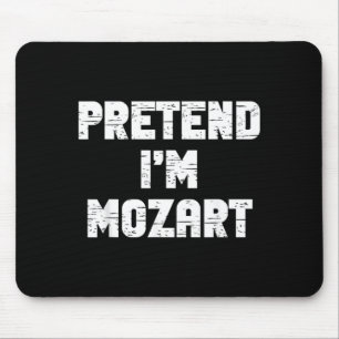 Halloween-Als-Mozart-Kostüm Lustige Faule Kinder Mousepad