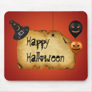 Halloween altes Pergament Gruß Mousepad