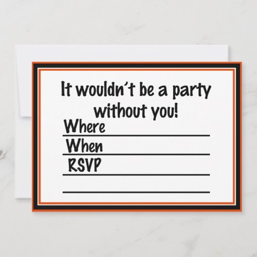 Halloween am Strand Karte (Rückseite)