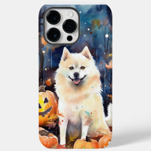 Halloween American Akita mit Pumpkins Beängstigend Case-Mate iPhone 14 Pro Max Hülle