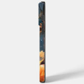 Halloween American Eskimo mit Pumpkins Beängstigen Case-Mate iPhone Hülle (Rückseite / Links)